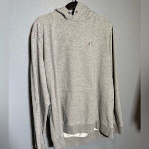 Coach Gray Logo Hoodie Sweatshirt Size XL Made in Peru